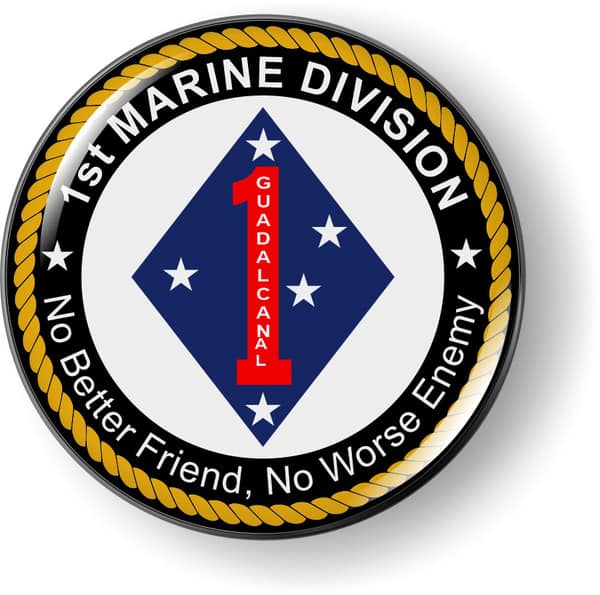 USMC - 1st Marine Division Emblem